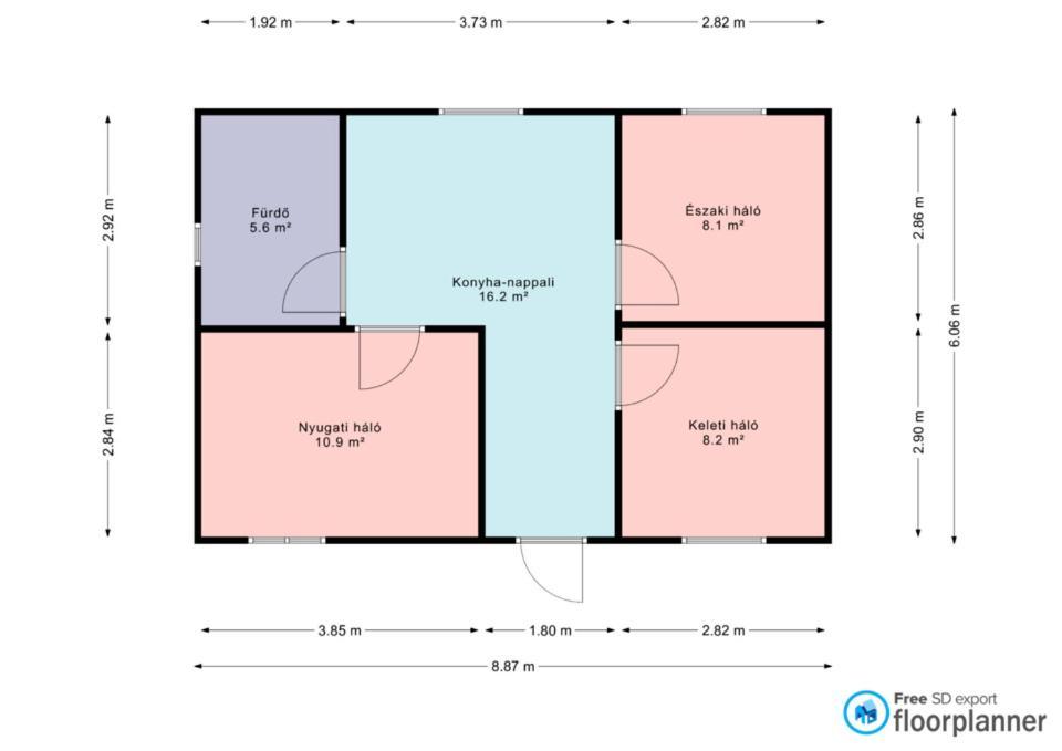 레브풀롭 Rev1 Vendeghaz 아파트 외부 사진